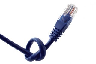 knotted network cable