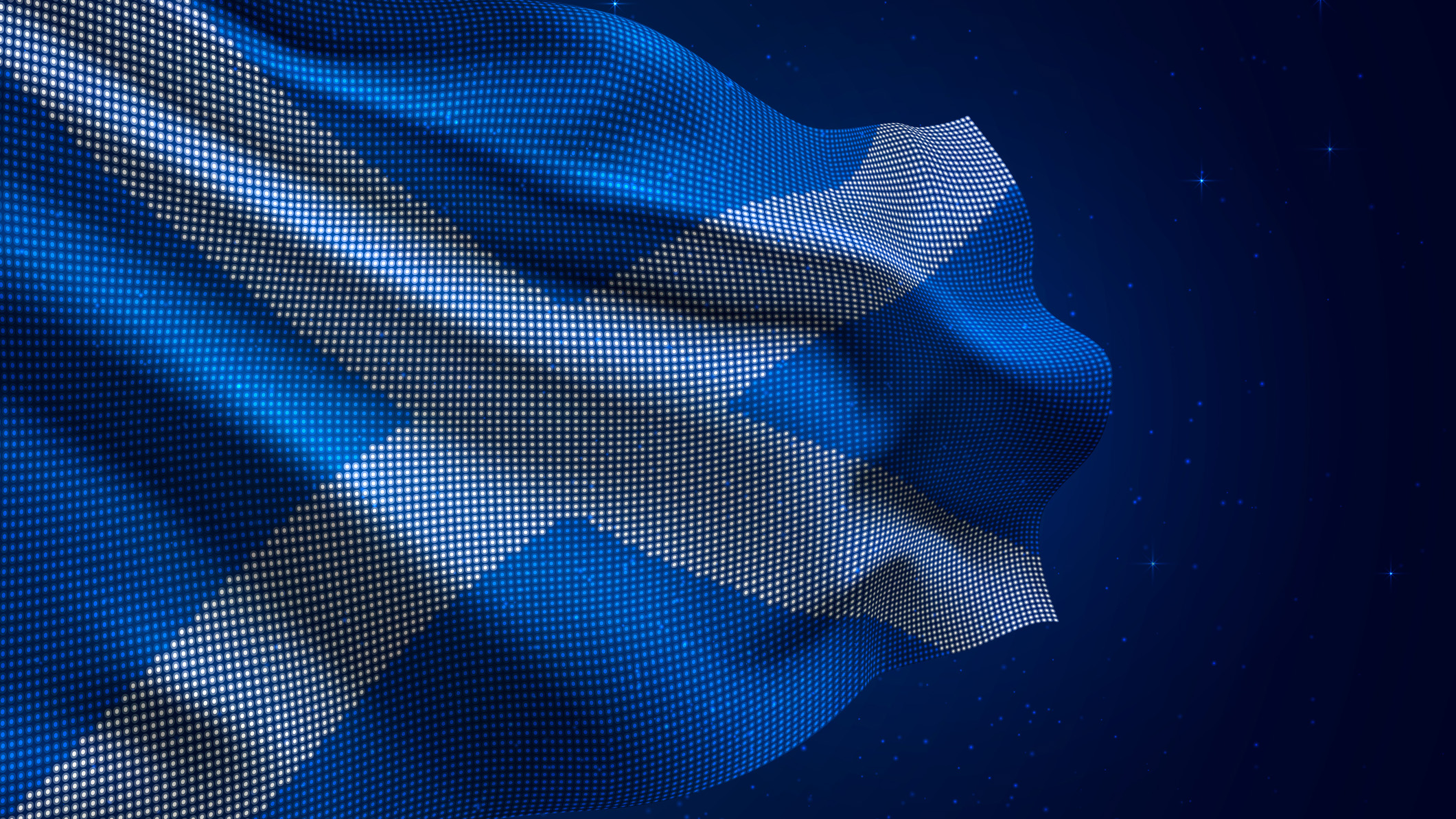 A digital Scottish flag