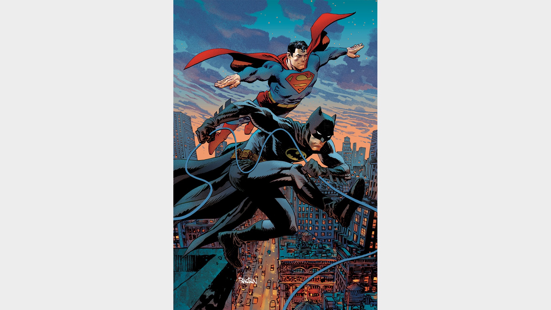 The cover for Batman/Superman: World's Finest #37 shows the Man of Steel and the Caped Crusader in action.