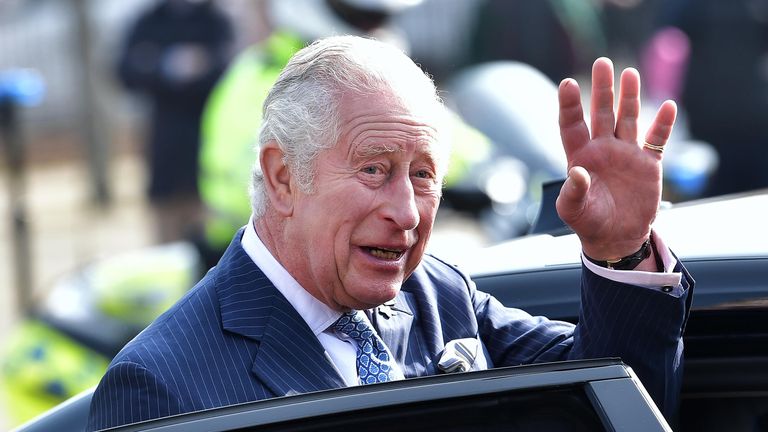 Prince Charles' fingers