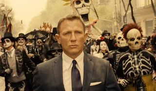 Daniel Craig as James Bond in Mexico City in SPECTRE