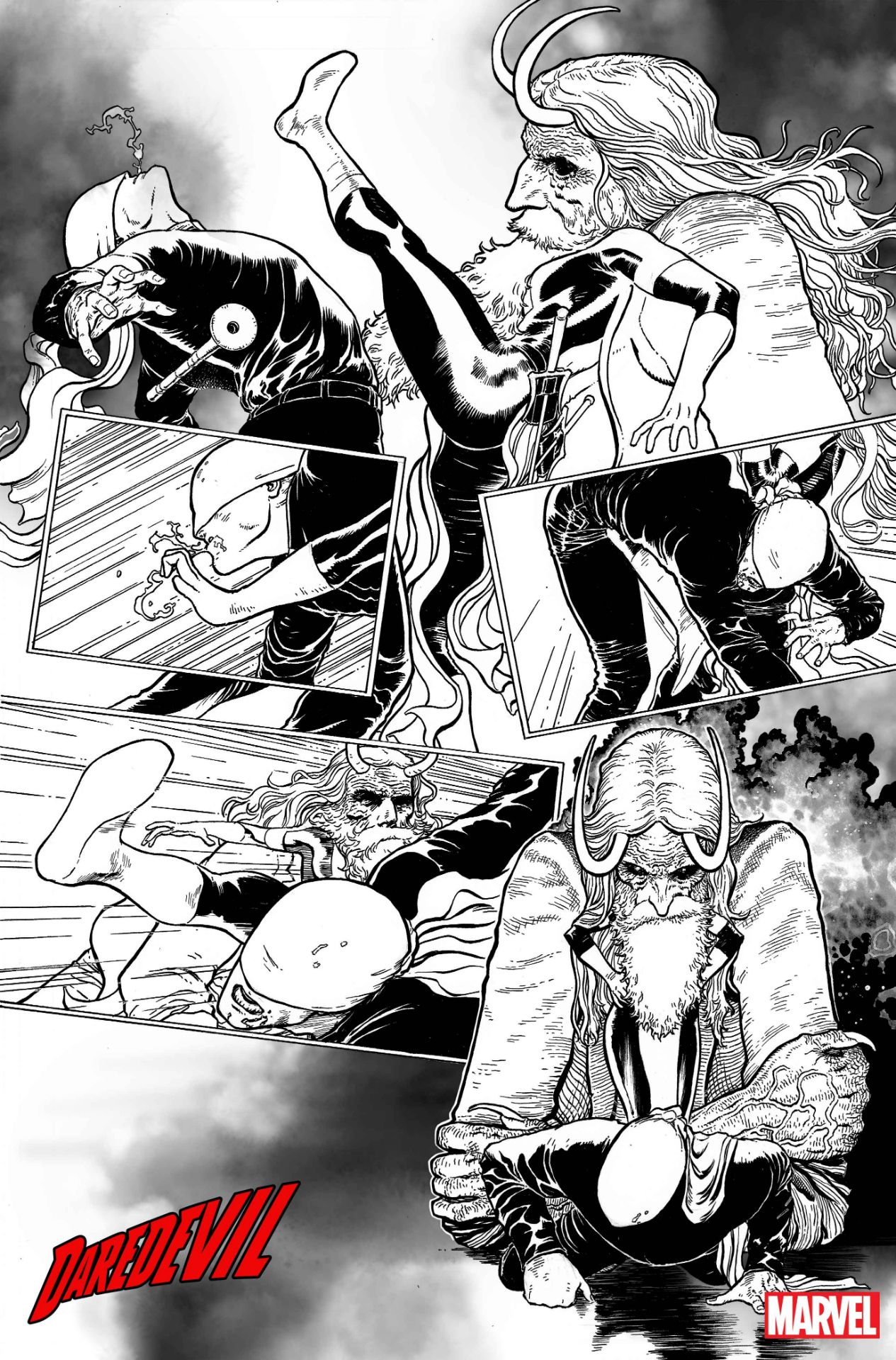 Daredevil #1 interior art