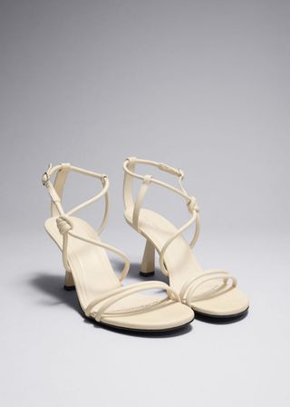 Knotted Heeled Sandals