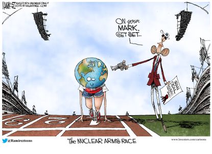 Obama cartoon U.S. Iran Nuclear Deal