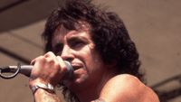 Bon Scott on stage in 1978