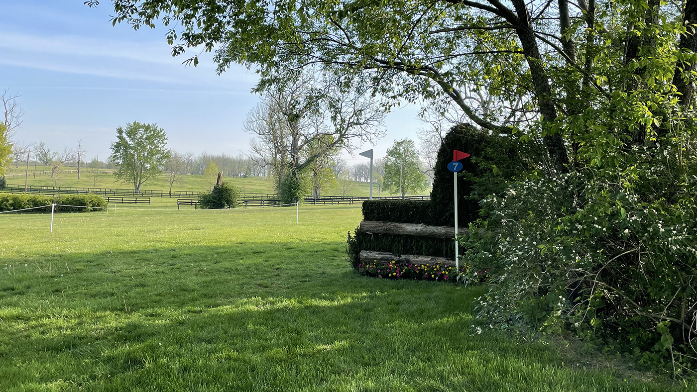 Kentucky Three-Day Event cross-country course 2023: fence 7