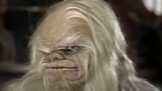 Chewbacca's father making a bizarre face