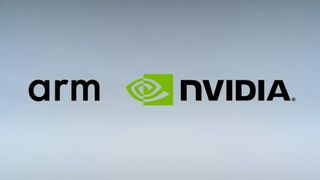 ARM and Nvidia logos