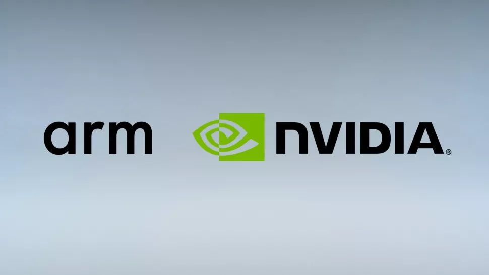 ARM and Nvidia logos