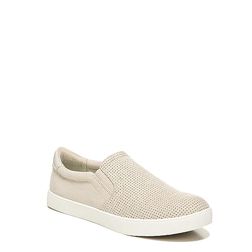 Dr. Scholl's Shoes Women's Madison Slip on Fashion Sneaker, Oyster Microfiber, 9