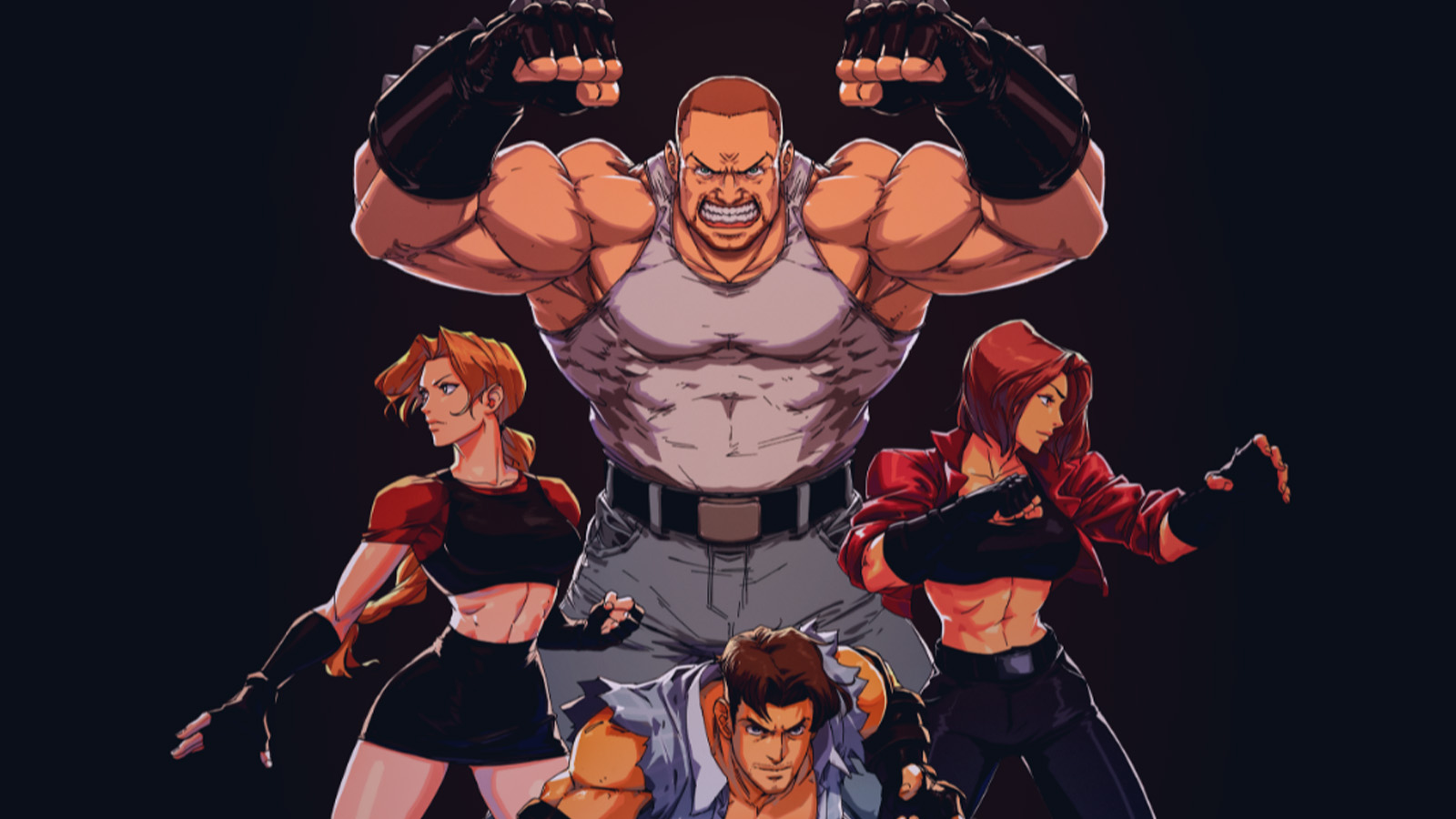 Arte de píxeles en 2D de personajes de lucha de juegos retro