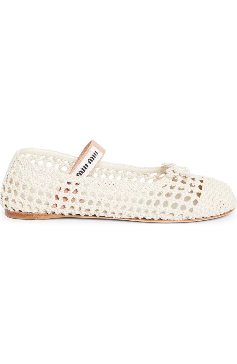 Woven Mary Jane Ballet Flat