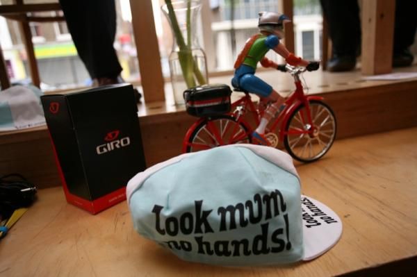 It's only fitting that Look Mum No Hands! would sport their own cycling cap.