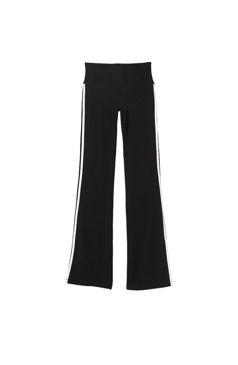 Ella Organic Cotton High-Rise Flare Stripe Leggings