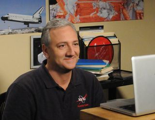 Astronaut Mike Massimino on &quot;The Big Bang Theory.&quot;