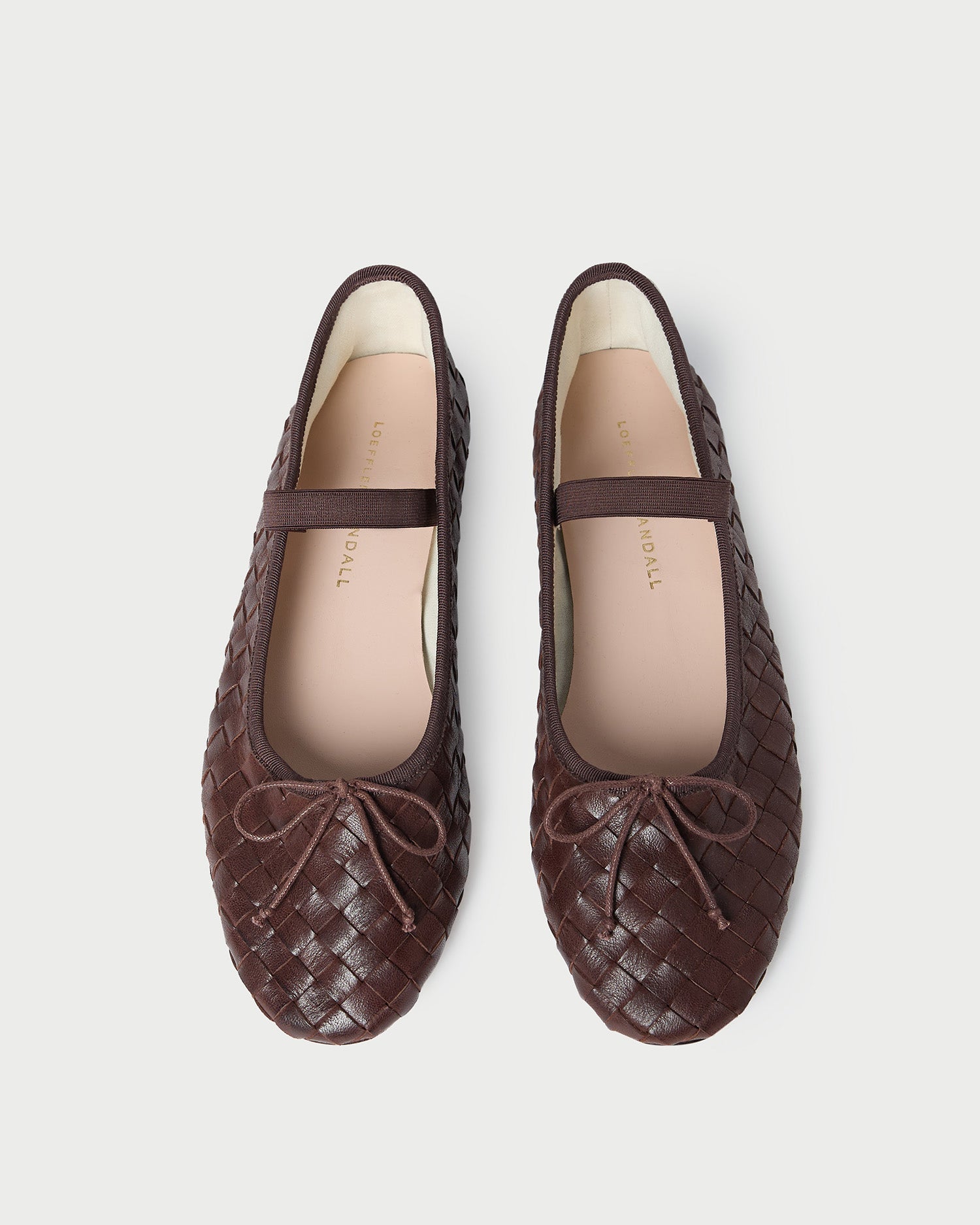 Leonie Espresso Woven Ballet Flat - Espresso Woven / 5