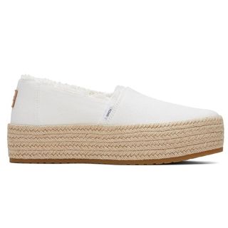 TOMS White Valencia Espadrilles