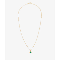 Edge of Ember Charm 18ct yellow gold-plated pendant necklace: $125