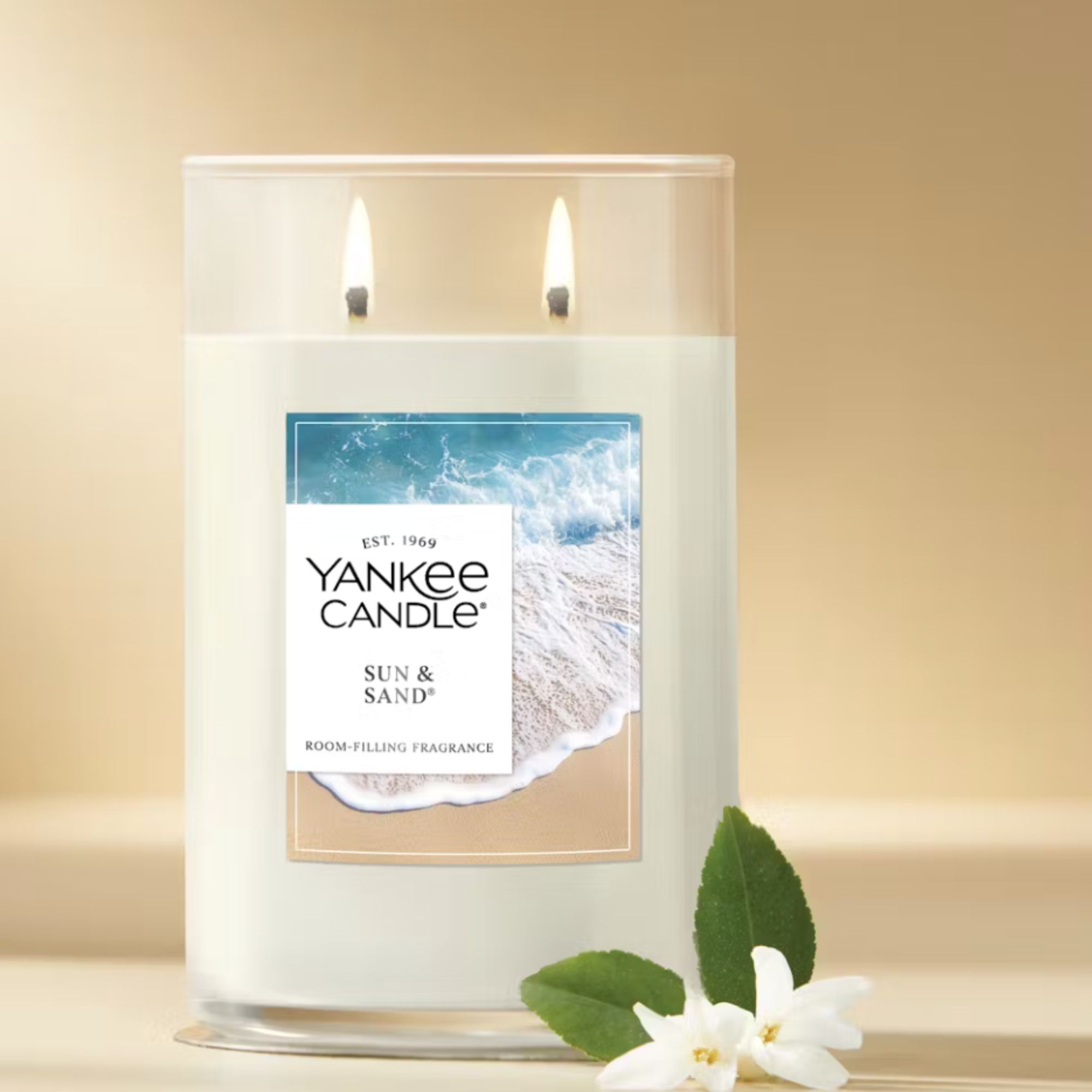 Large Sun and Sand Jar Candle