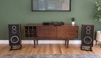 KLH Audio Model Four speakers in living room