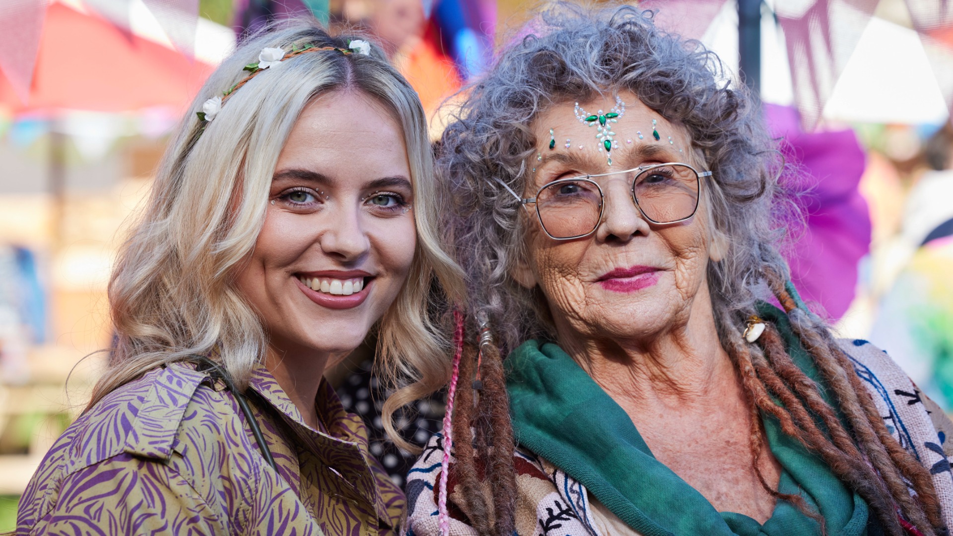 (SHANNON LAVELLE); Auntie Mary (SUE JOHNSTON) in Riot Women