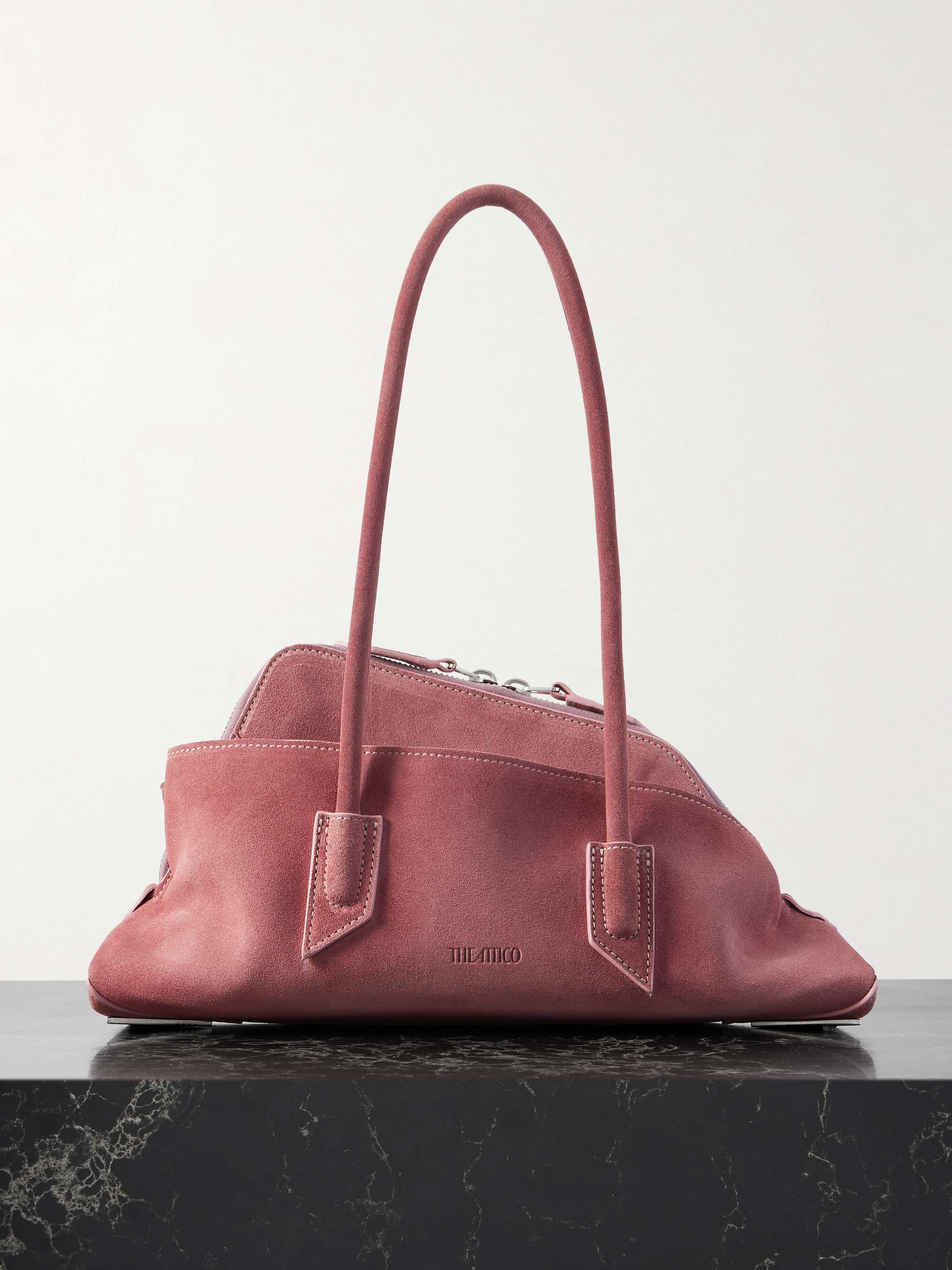 La Passeggiata Small Asymmetric Suede Tote