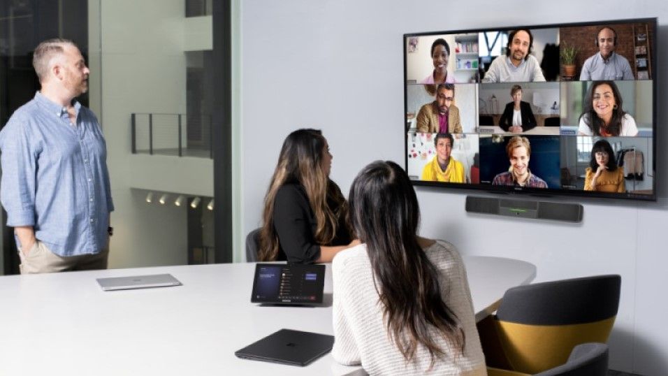 Teams in a Conference Room