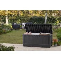 Wayfair Keter Kentwood Outdoor Garden Storage Box 350L