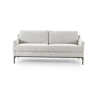 Lilian sofa in industrial grey boucle