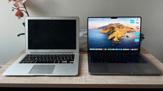 MacBook Air 2013 and MacBook Pro 2021