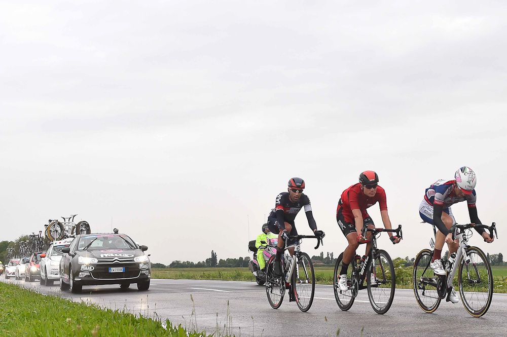 Another wet day for the breakaway.