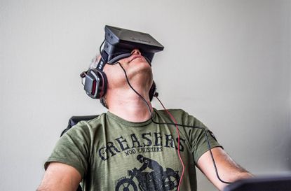 A Virtual-Reality Headset