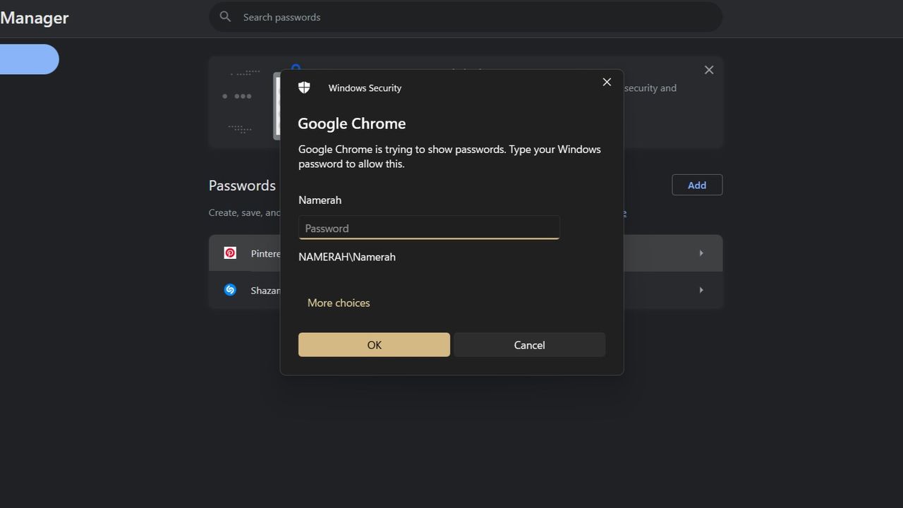 How to view saved passwords in Chrome on desktop