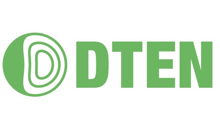 The DTEN logo in green letters.