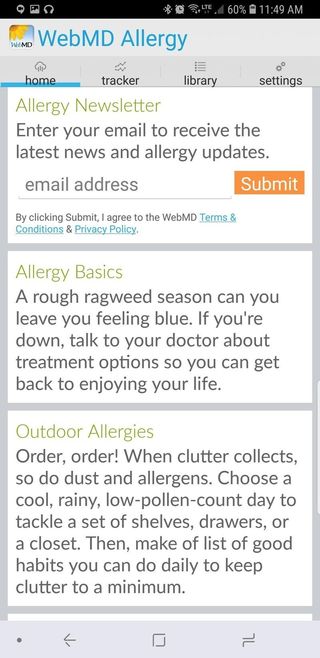 Allergy articles