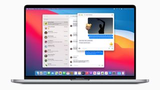 Conversations app Messages MacOS 11 Big Sur