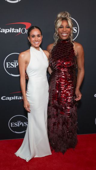 Meghan Markle and Serena Williams at the ESPY Awards