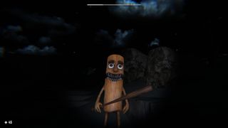 A screenshot of Sahur: Escape together showing the main character, Sahur, brandishing a baseball bat