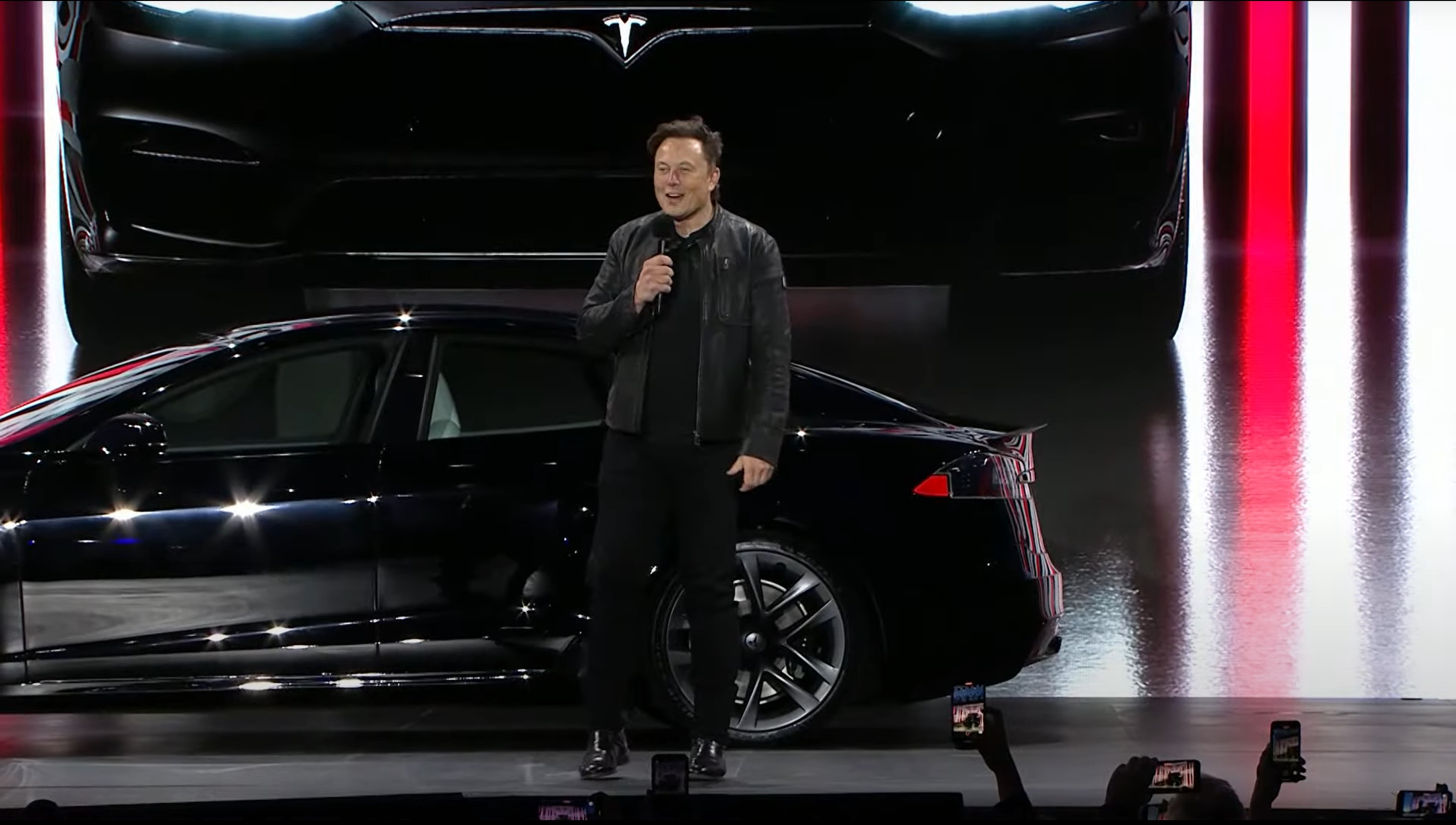 tesla model s plaid delivery event