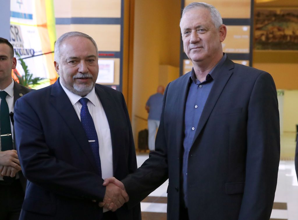 Avidgor Lieberman and Benny Gantz