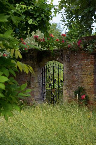 garden gate in old wall