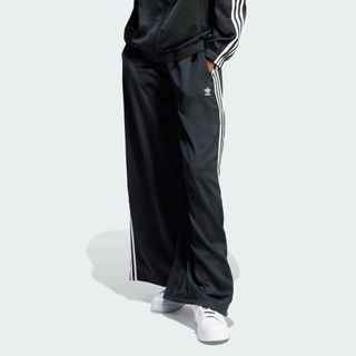 Adidas, Adicolor Satin Wide Leg Track Pants