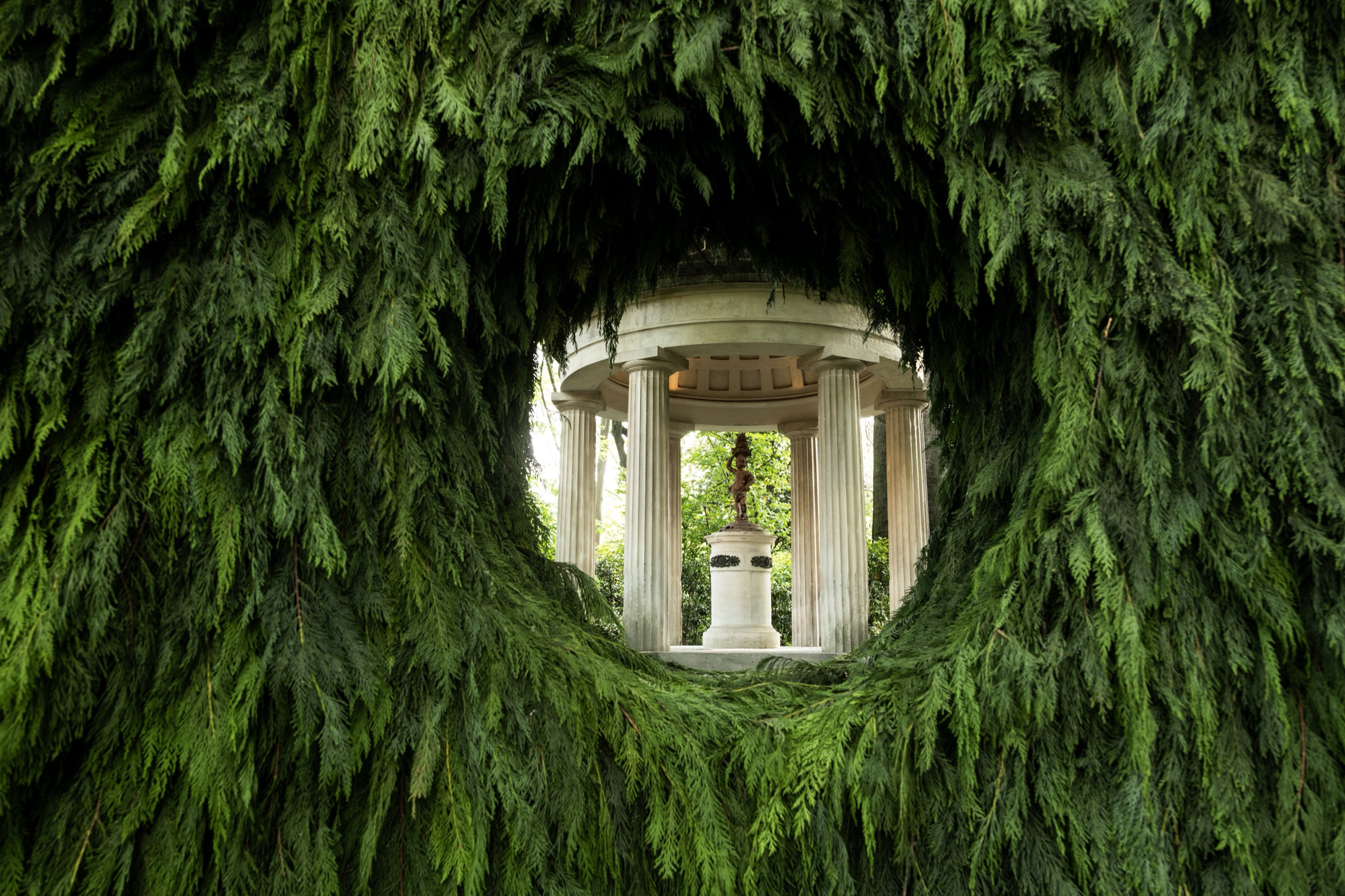 Molteni garden by Elisa Ossino at Milan Design Week