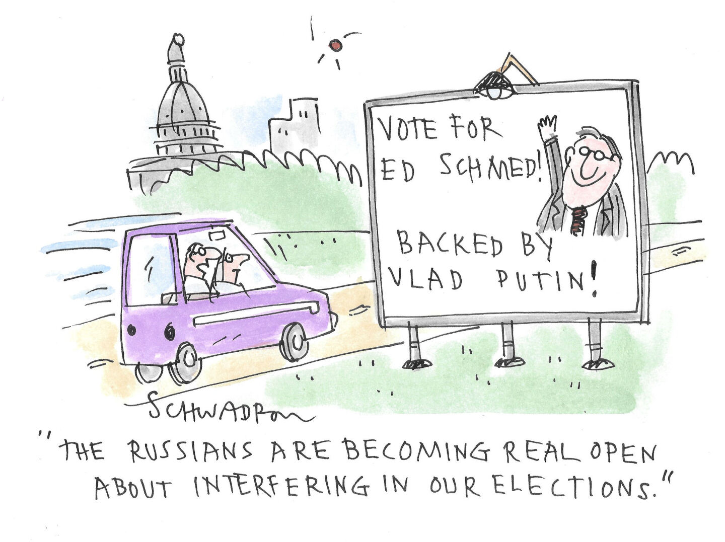 Political cartoon