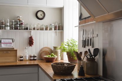 herbs in kitchen