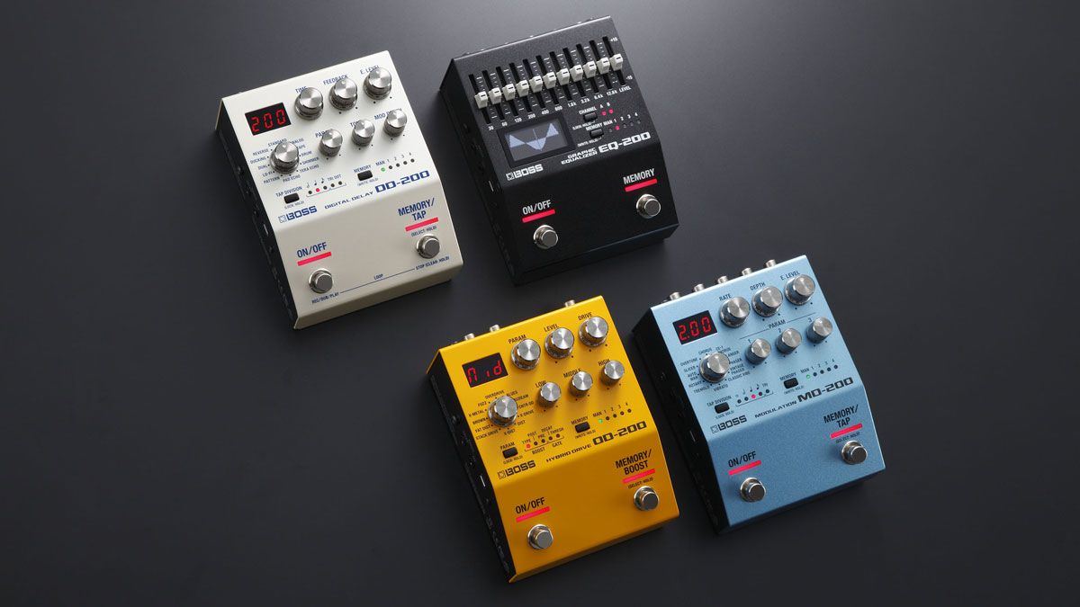 Afrika et eller andet sted Identificere Boss looks to the future with 4 premium 200 series effect pedals |  MusicRadar