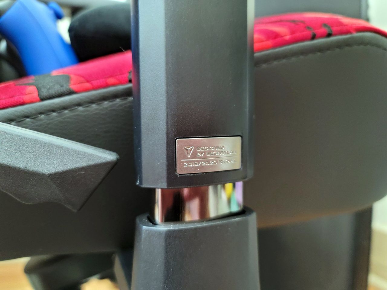 Secretlab Aape Red Gaming Chair Arm Logo