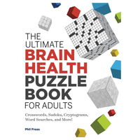 1. The Ultimate Brain Health Puzzle Book for Adults: $12.99$4.83 at Amazon