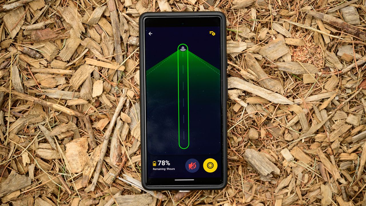 Bryton Gardia R300L app screen while riding