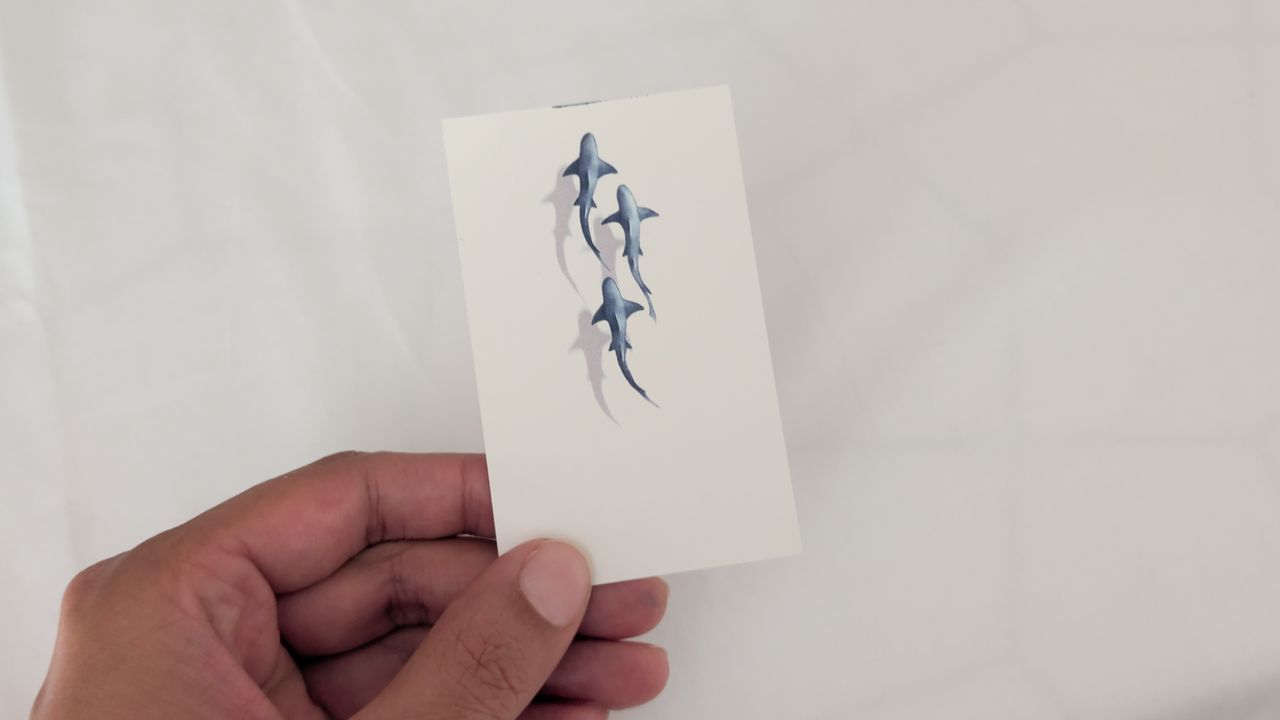 Prints created using the Inkwon Tag portable printer